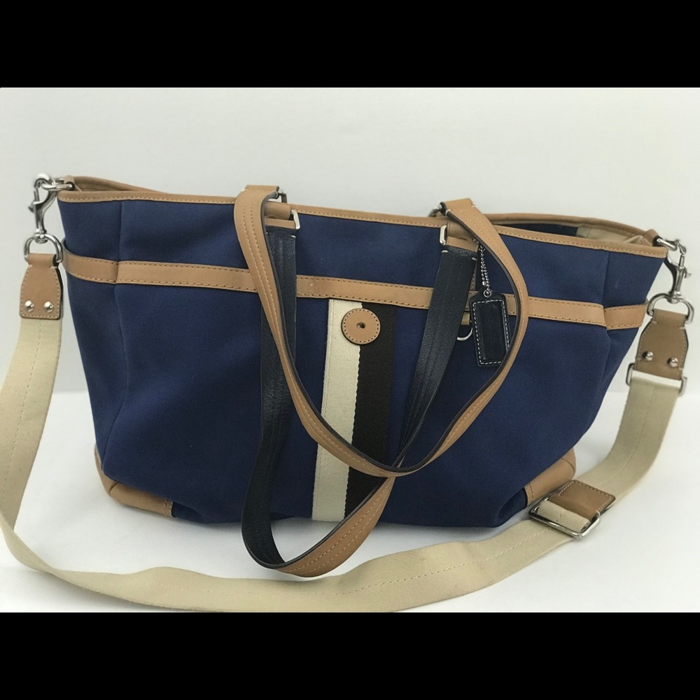 Coach Voyage Canvas&Leather Multi Tote bag